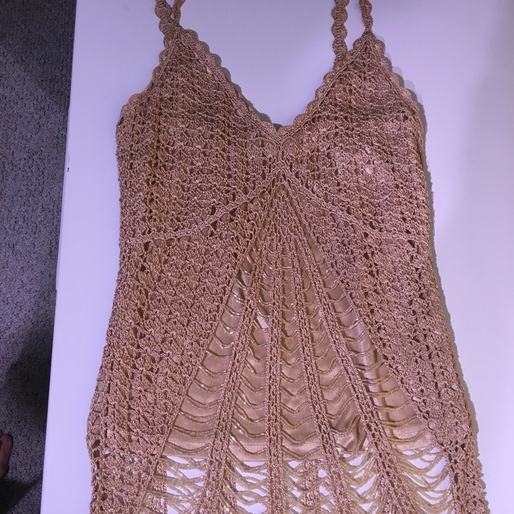 Beaded & Lacey knit dressy top